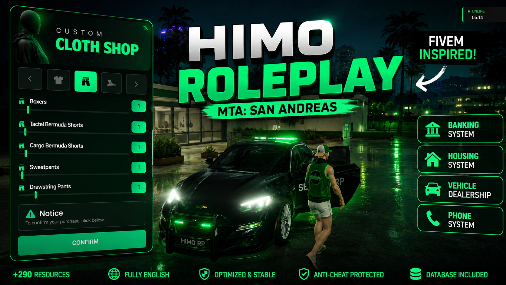 Himo Roleplay — Server Backup & Database
