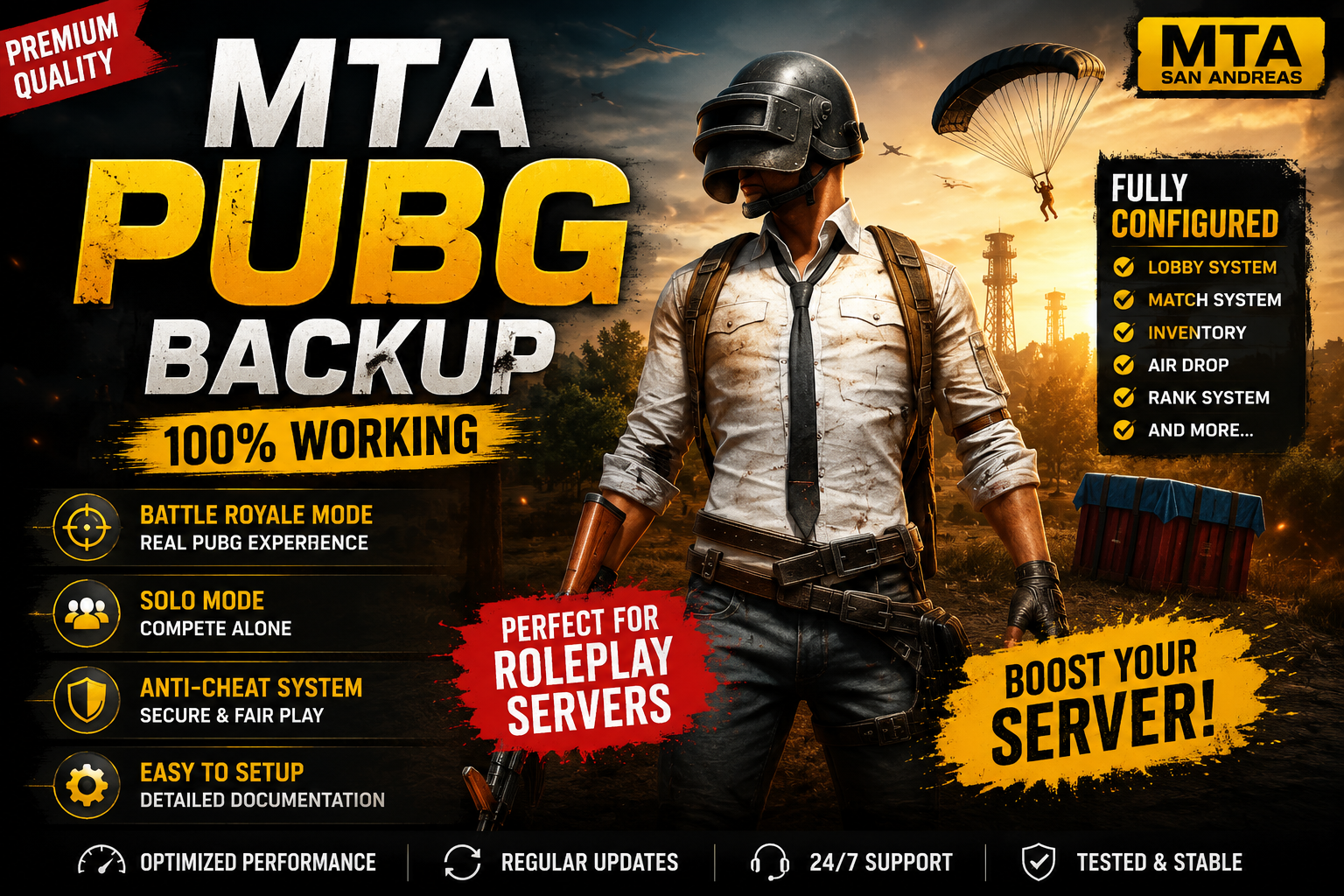 PUBG Battlegrounds Gamemode & Database