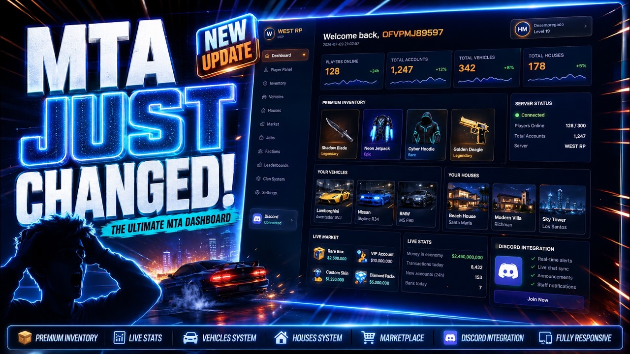 MTA:SA UCP Web 🚀 | Blue Node v1.0
